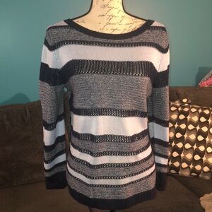🔹4 for $30 NY&CO Striped Sweater, Medium